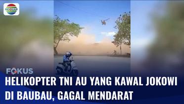 Antusias Sambut Helikopter TNI, Warga Bubar Begitu Debu Tersapu Angin Baling-baling | Fokus