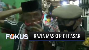 Razia Masker di Pasar, Satpol PP Jakarta Kejar-Kejaran dengan Sejumlah Pelanggar