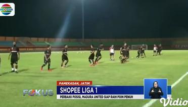 Madura United Siap Raih Poin Penuh Lawan Perseru Badak Lampung - Fokus