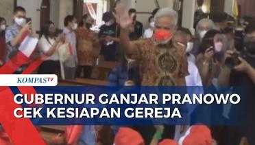 Jelang Malam Natal, Ganjar Pranowo Ditemani Gibran Lakukan Pengecekan Gereja di Solo