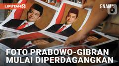 Pedagang Bingkai Mulai Jual Foto Presiden dan Wapres Bergambar Prabowo - Gibran