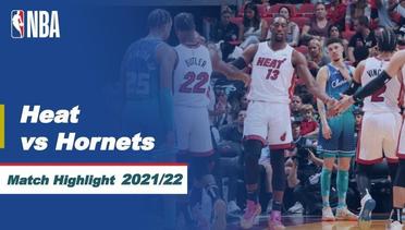 Match Highlight | Miami Heat vs Charlotte Hornets | NBA Regular Season 2021/22