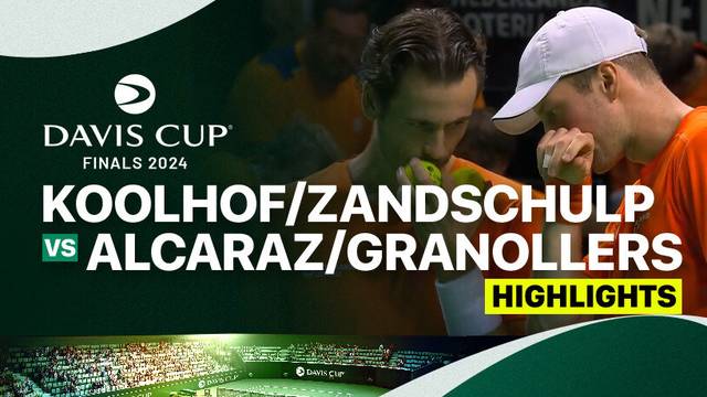 Koolhof/Van de Zandschulp (NED) vs Alcaraz/Granollers (ESP) - Highlights | Davis Cup 2024