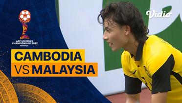 Mini Match - Cambodia vs Malaysia | AFF U-19 Championship 2022