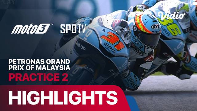 Moto3 Practice 2: MotoGP 2024 Round 19 - PETRONAS Grand Prix of Malaysia - Highlights | MotoGP 2024