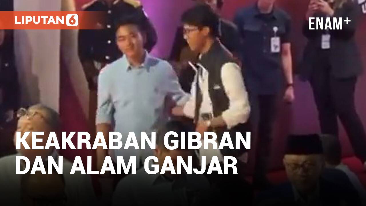 Momen Keakraban Gibran Rakabuming Raka Dengan Alam Ganjar Di Debat Capres Liputanenam Vidio 