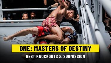 Best Knockouts & Submissions | ONE: MASTERS OF DESTINY