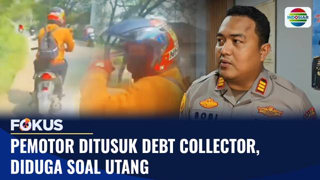 Gegara Utang, Debt Collector Tusuk Pemotor | Fokus