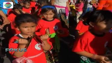 Jelang Nyepi, Ratusan Murid TK di Denpasar Ikuti Parade Ogoh-Ogoh - Fokus Pagi