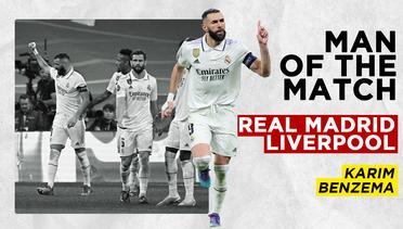Real Madrid Lolos ke Babak Perempat Final Liga Champions, Karim Benzema Man of the Match