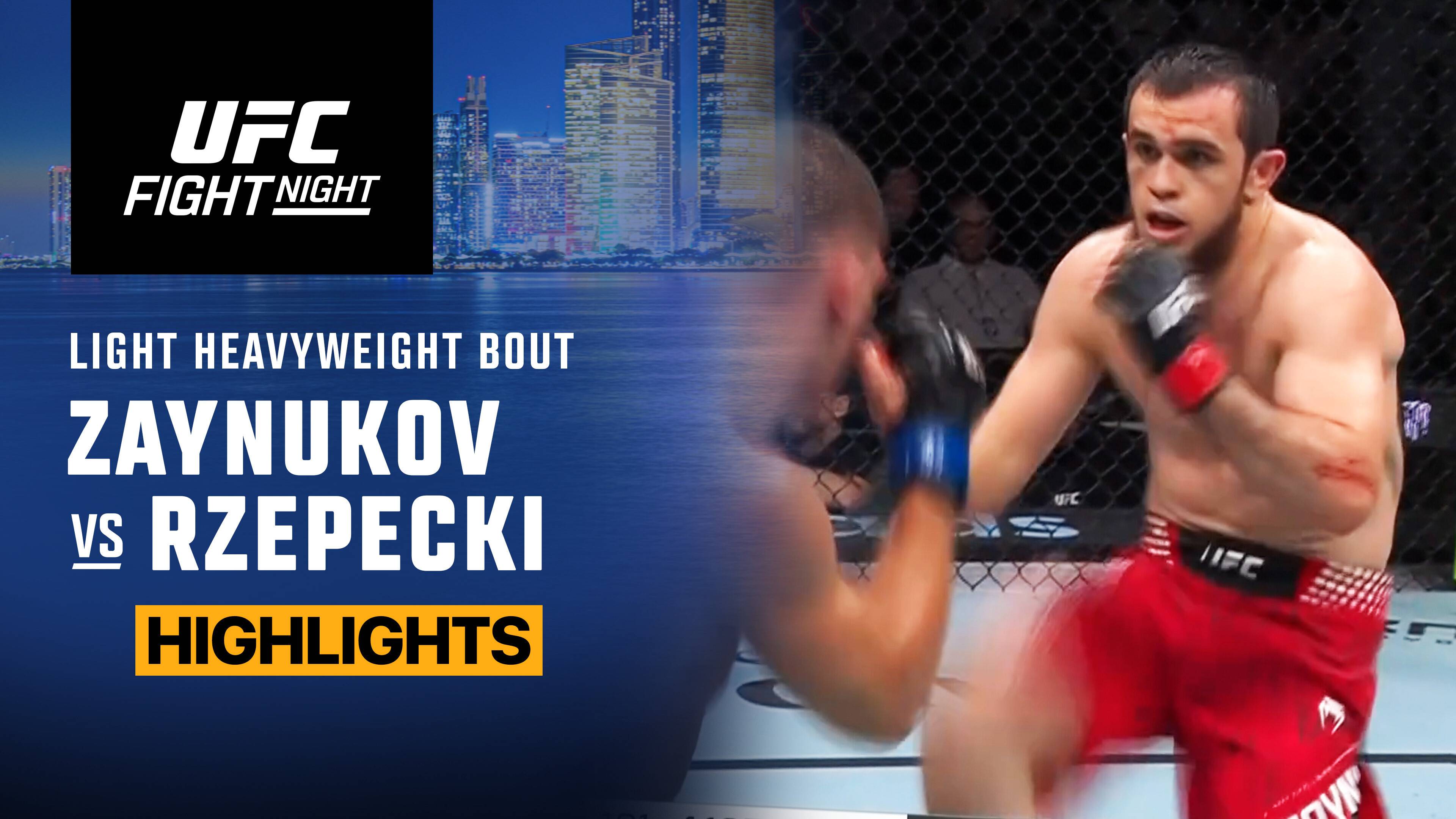 Magomed Zaynukov vs Damian Rzepecki - Lightweight | UFC Fight Night