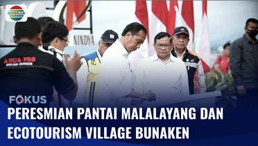 Presiden Jokowi Resmikan Pantai Malalayang dan Ecotourism Village Bunaken | Fokus