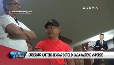 Gubernur Kalteng Lempar Botol di Laga Kalteng VS Persib