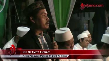 Bupati Lampung Tengah  Mustafa Hadiri Acara Sholawat di Pesantren Tri Bakti Al Ihlas