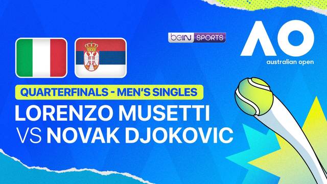 Lorenzo Musetti (ITA) vs Novak Djokovic (SRB) - Men's Singles Quarterfinals | Australian Open 2026 - Full Match | Australian Open 2026