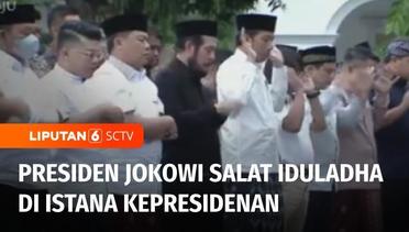Presiden Jokowi dan Keluarga Salat Iduladha di Istana Kepresidenan Yogyakarta | Liputan 6