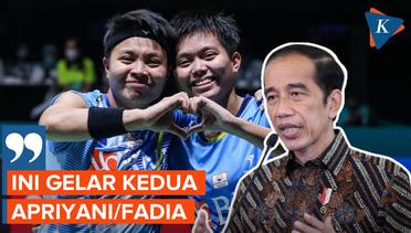Ucapan Selamat Jokowi kepada Apriyani/Fadia yang Menang di Malaysia Open 2022