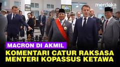 Momen Macron di Akmil Magelang, Komentari Ada Catur Raksasa! Menteri Darah Kopassus Ketawa