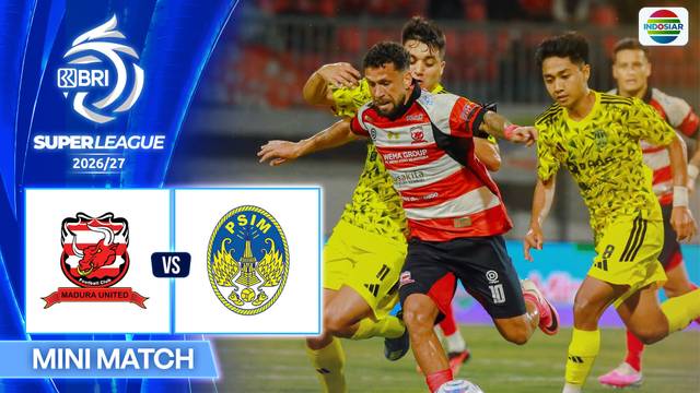 Madura United FC VS PSIM Jogja - Mini Match | BRI Super League 2026/27