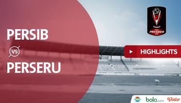 Highlights Piala Presiden 2019, Persib Vs Perseru 4-0