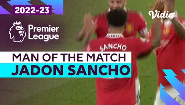 Aksi Man of the Match: Jadon Sancho | Leicester vs Man United | Premier League 2022/23