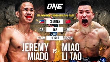 Jeremy Miado vs. Miao Li Tao II | Full Fight Replay