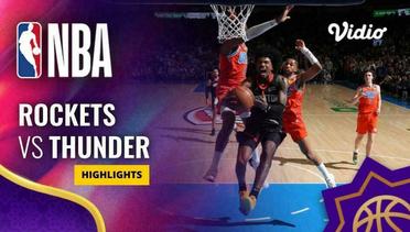 Houston Rockets vs Oklahoma City Thunder - Highlights | NBA Regular Season 2023/24