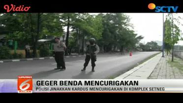 Benda Diduga Bom Gegerkan Kompleks Sekretariat Negara - Liputan6 SCTV