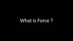 What is Force