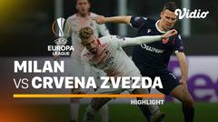 Highlight - Milan vs Crvena Zvezda I UEFA Europa League 2020/2021