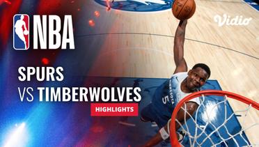 San Antonio Spurs vs Minnesota Timberwolves - Highlights | NBA Regular Season 2023/24