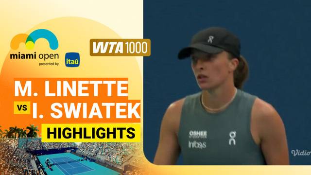 Magda Linette vs Iga Swiatek - Highlight | WTA 1000: Miami Open presented by Itau 2026