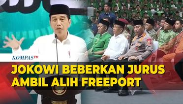 [FULL] Pidato Lengkap Jokowi di Depan Banser, Beberkan Jurus Ambil Alih Freeport
