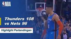 NBA I Cuplikan Pertandingan : Thunder 108 vs Nets 96