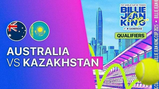 Australia vs Kazakhstan - Full Match | Billie Jean King Cup 2025 Qualifiers