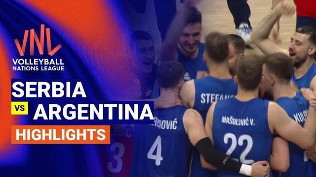 Men: Serbia vs Argentina - Highlight | Volleyball Nations League 2026