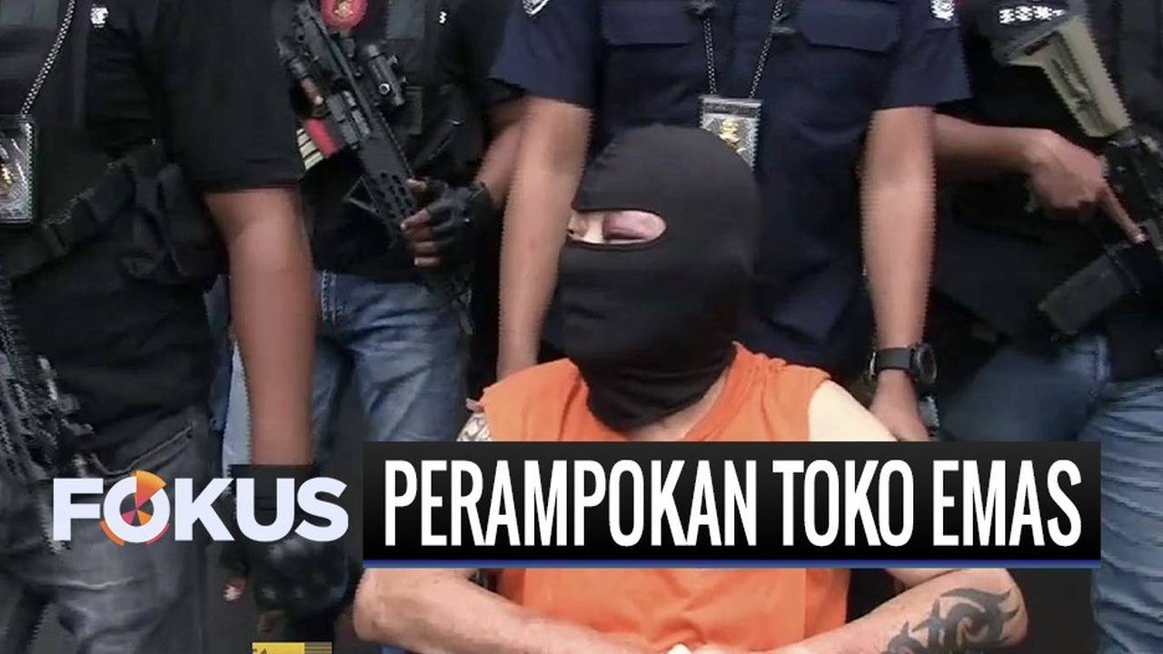 Polisi Tangkap Pelaku Kasus Perampokan Toko Emas Di Taman Sari