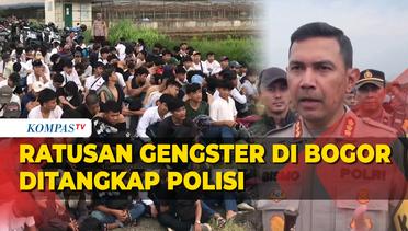 Ratusan Gengster di Bogor Diamankan Polisi, Diduga Akan Melakukan Tawuran