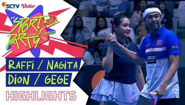 Raffi/Nagita VS Dion/Gege - Highlights Ganda Campuran | Sport Party