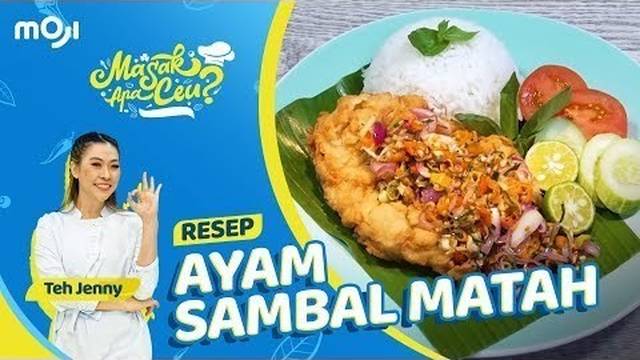 RESEP AYAM SAMBAL MATAH, PRAKTIS DAN SEGAR PEDASNYA | MASAK APA CEU? - Moji
