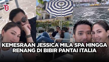 Momen mesra Jessica Mila dan Yakup Hasibuan spa hingga berenang di bibir pantai Italia