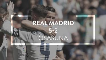 Real Madrid Vs Osasuna 5-2: Ronaldo Cetak Gol, El Real Berpesta