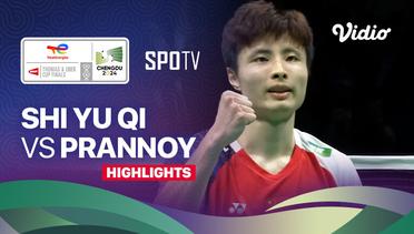 Shi Yu Qi (CHN) vs Prannoy HS (IND) - Highlights | Thomas Cup Chengdu 2024 - Men's Singles