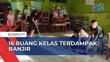 Ruang Kelas Terendam Banjir, 500 Siswa SD Di Cirebon Tak Bisa Belajar