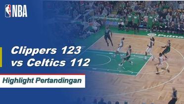 NBA I Cuplikan Pertandingan : Clippers 123 VS Celtics 112