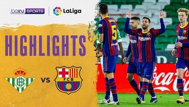 Match Highlight | Real Betis 2 vs 3 Barcelona | LaLiga Santander 2021