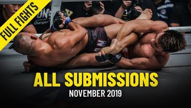 All Submissions In November 2019 - ONE Full Fights