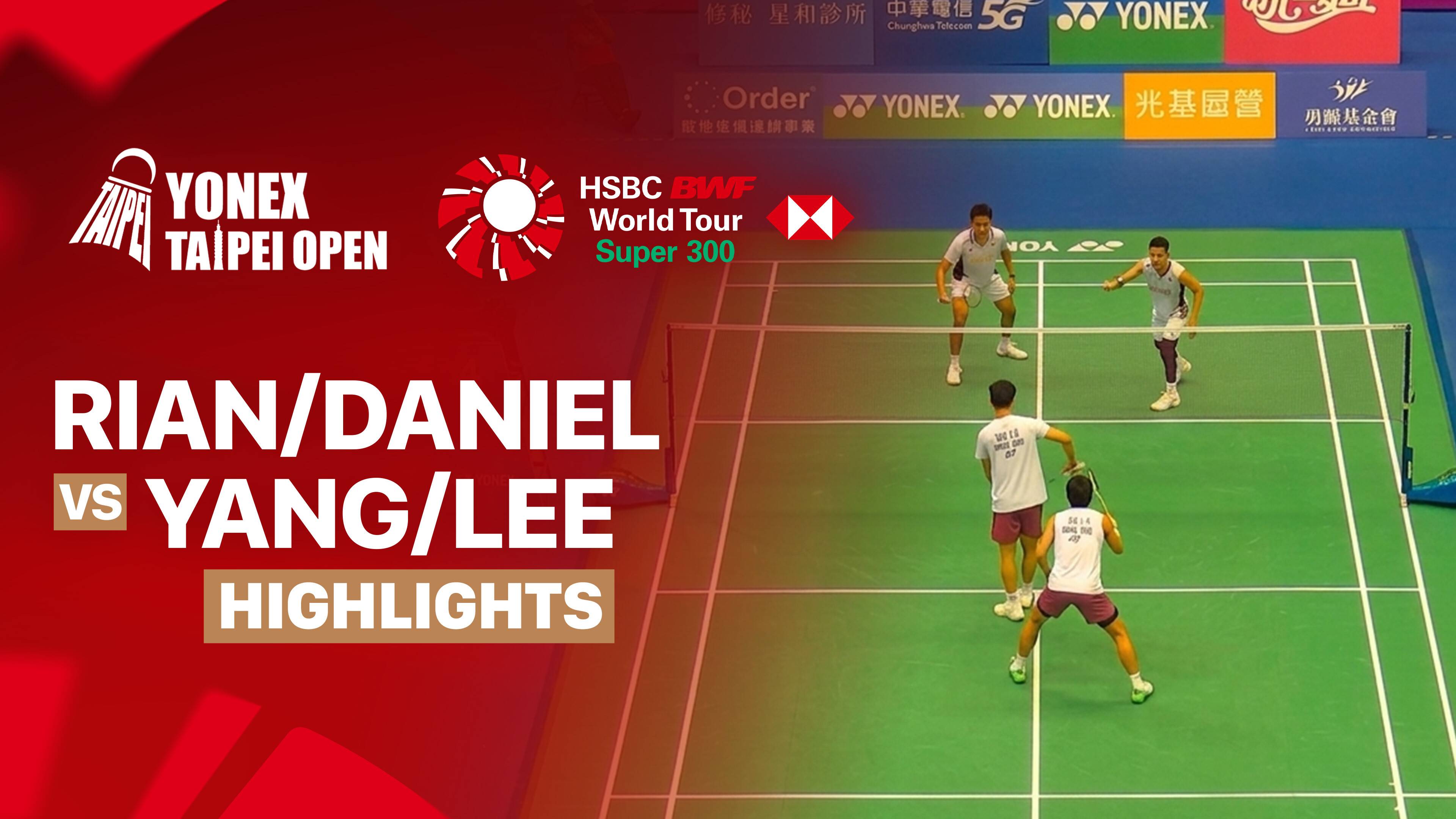 Muhammad Rian Ardianto/Daniel Edgar Marvino (INA) vs Lee Jhe-Huei/Yang Po-Hsuan (TPE) - Men's Doubles Round of 16 | YONEX Taipei Open 2026