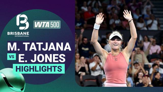Maria Tatjana vs Emerson Jones - Highlight | WTA 500: Brisbane International presented by ANZ 2026