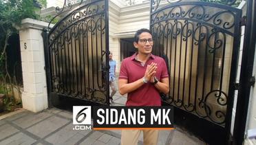 Prabowo-Sandi Tidak Hadir di Sidang MK